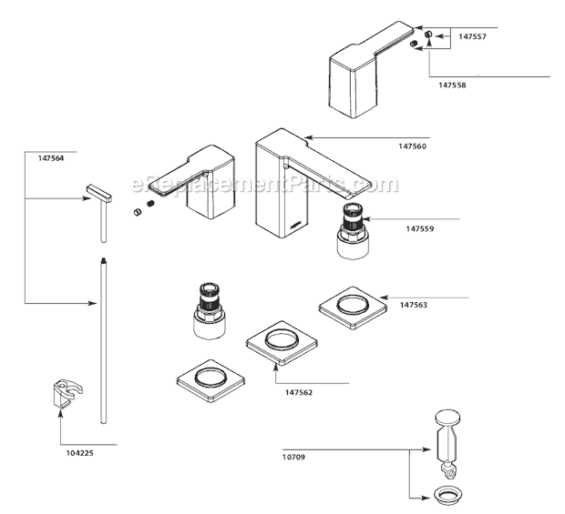 Moen TS6720 Bathroom Faucet Page A Diagram