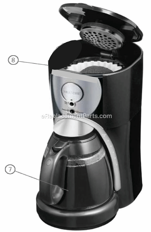 Mr. Coffee ISS13 12 Cup Coffee Maker Page A Diagram