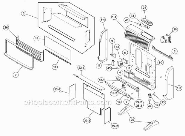 Mr. Heater MHBF20NGT Unvented Natural Gas Fired Room Heater Page A Diagram