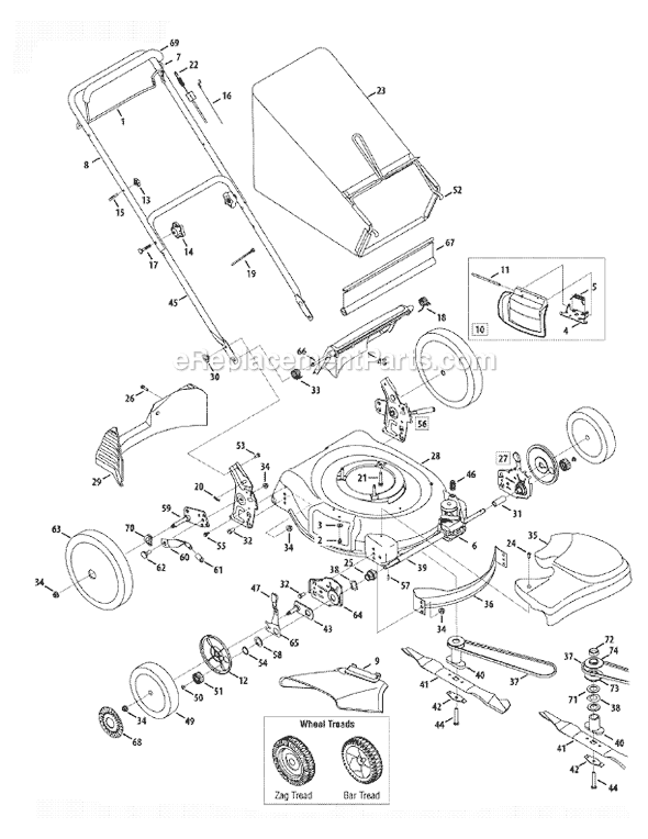 Details about   MTD Pro Walk-Behind Mower 12A-569Q795 Carburetor Carb USA USPS 