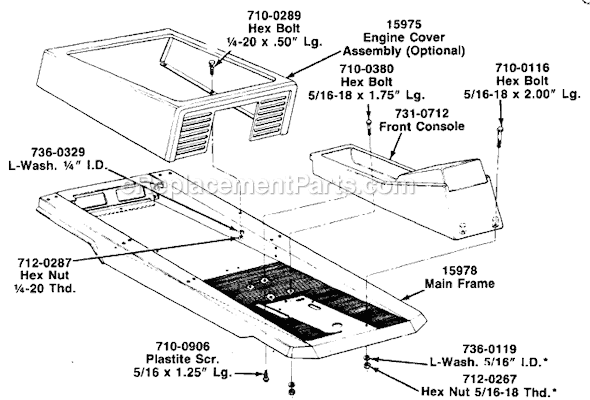 MTD 138-511-730 (1988) (Style B) Lawn Tractor Page A Diagram