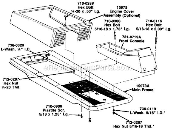 MTD 139-511-000 (1989) (Style B) Lawn Tractor Page A Diagram