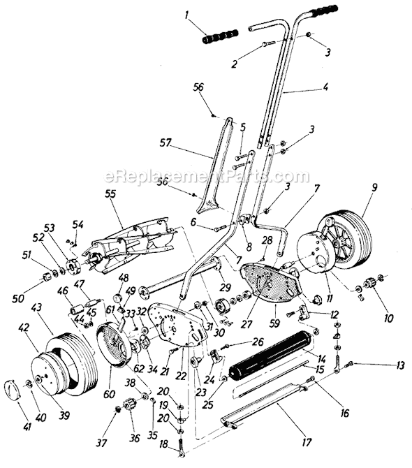 MTD 157-510-002 (1987) Lawn Tractor Page A Diagram