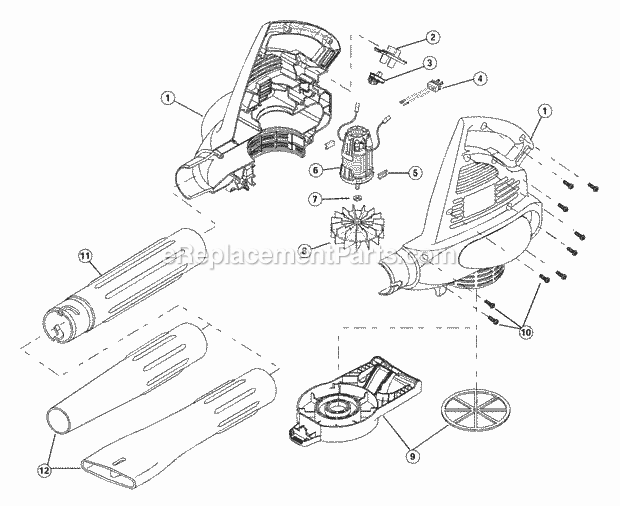 MTD 160R (41AA160C034) Blower Motor_And_Housing_Parts Diagram