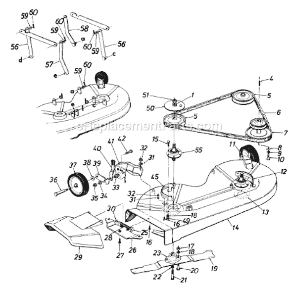 MTD 190-800-000 (1988) Lawn Tractor Page A Diagram
