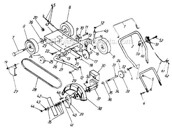 MTD 251534 (1991) Edger Page A Diagram