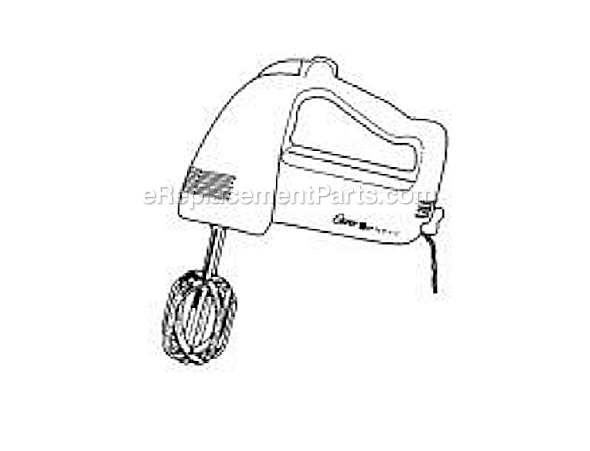 Oster 2504 Hand Mixer Page A Diagram