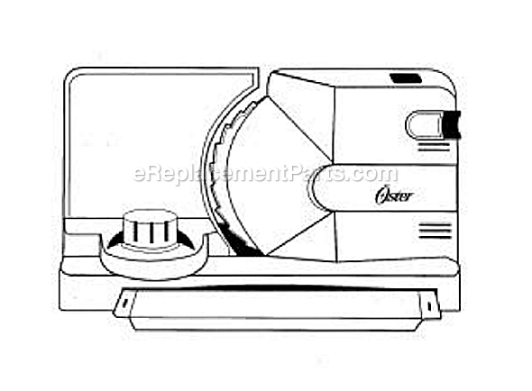 Oster 4815 Food Slicer Page A Diagram