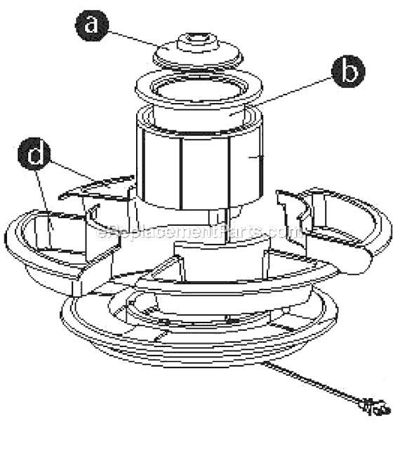 Oster TSP100 Electric Server Platter Page A Diagram