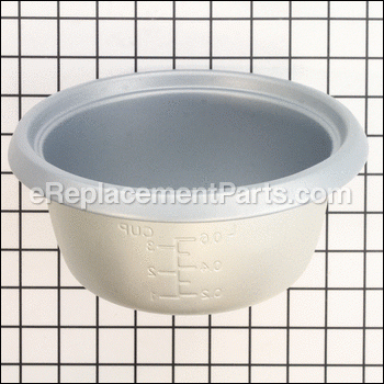 Rice Cooker Inner Pot Cooker Replacement Pot Inner Cooking Pot Cooker Inner Pot(4L), Size: 26.80, Silver