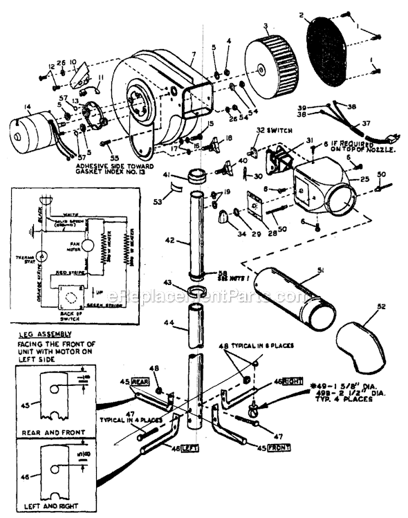 Oster Pro 111060 Stand Dryer Page A Diagram