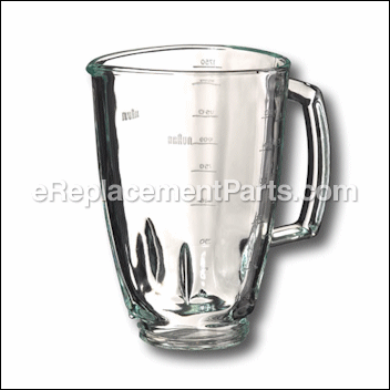 er der scrapbog respektfuld Glass Blender Jug AS00000035 - OEM Braun - eReplacementParts.com