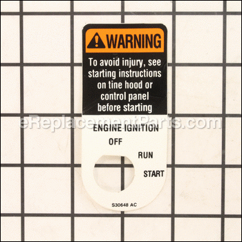 Decal-Ignition Switch Instruc.