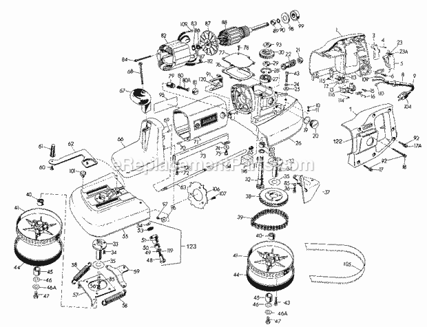 Black and Decker 3122-BDK (Type 11) Port Band Saw Page A Diagram