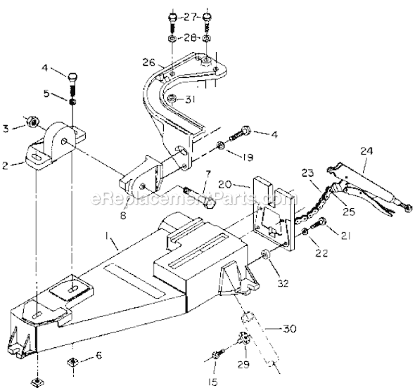 Porter Cable 5028 Band Saw Page A Diagram