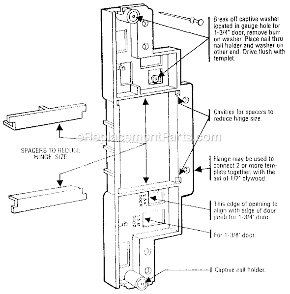 Porter Cable 59370 Type 1 Lock Mortiser Page A Diagram
