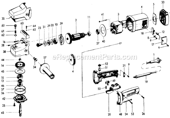 Porter Cable 7420 Type 2 7" Polisher Page A Diagram