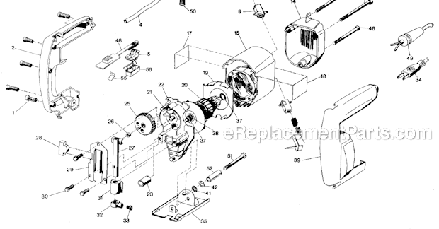 Black and Decker 7530 Type 4 2-Speed Jig Saw Page A Diagram