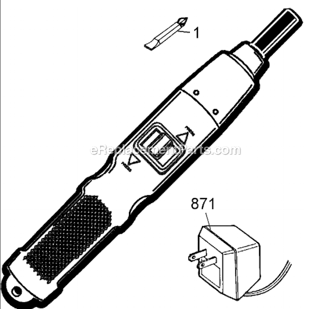 Black and Decker 9074 (Type 4) 3.6V Screwdriver Page A Diagram