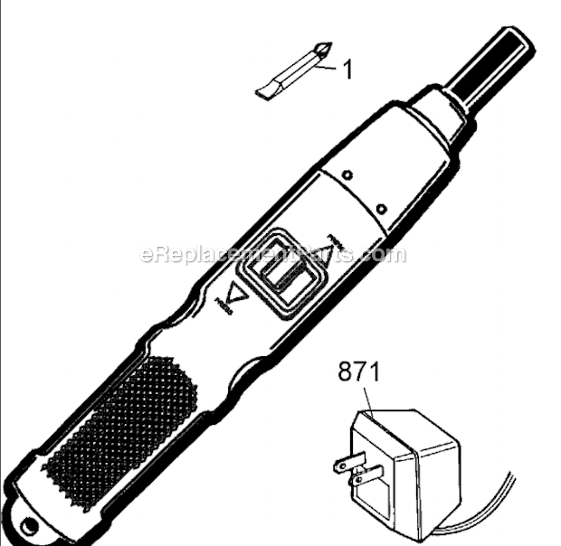 Black and Decker 9074 (Type 5) 3.6V Screwdriver Page A Diagram
