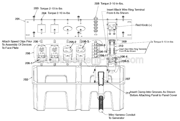 Porter Cable BSV750-W TYPE 2 Gas Powered Generator Page A Diagram