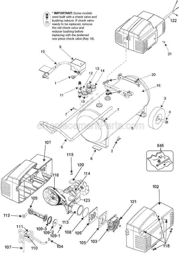 Delta CP503 TYPE 2 Compressor Page A Diagram