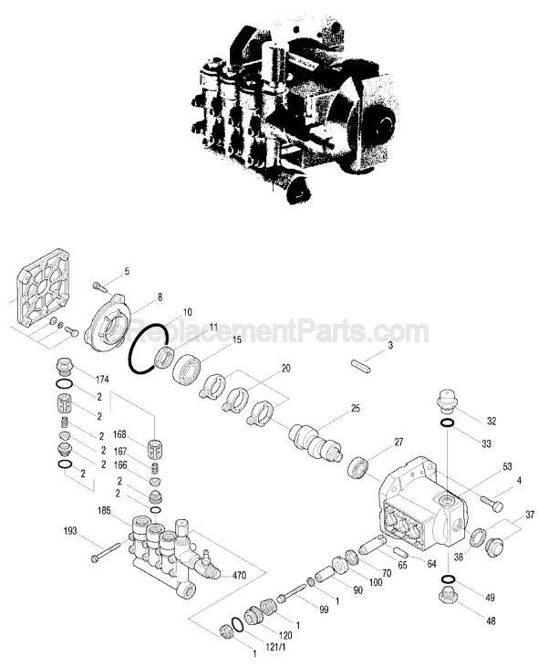 Porter Cable PCH2600C TYPE 1 Commercial Pressure Washer Page A Diagram