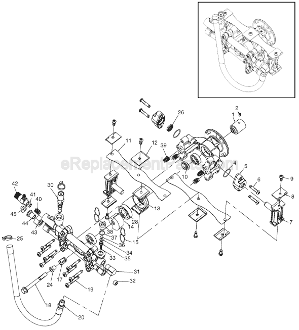 Porter Cable PCV2250 TYPE 0 5.5 HP Honda Powered Pressure Washer Page A Diagram