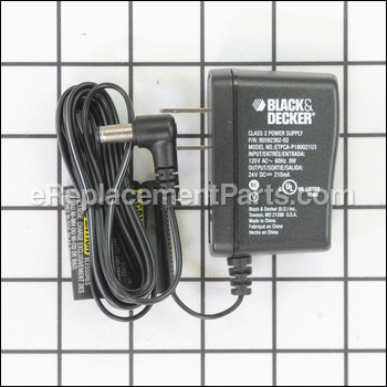 K-MAINS DC Adapter for Black & Decker GC1800 GCO1800 GC180WD B&D 24V GC  1800 Type 2 10mm