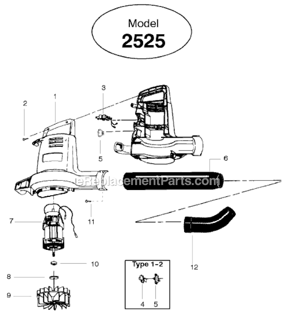 Weed Eater 2525 Gutter Attachment Kit Page A Diagram