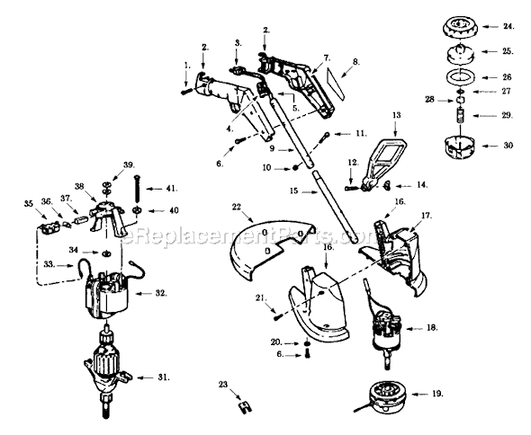 Paramount PT120-02 Electric Trimmer Page A Diagram