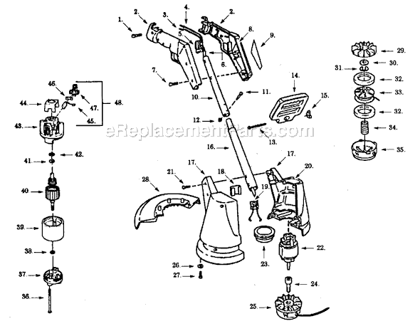 Paramount PT140-01 Electric Trimmer Page A Diagram