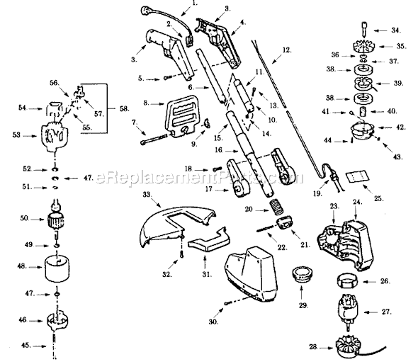 Paramount PT145-00 Electric Trimmer Page A Diagram