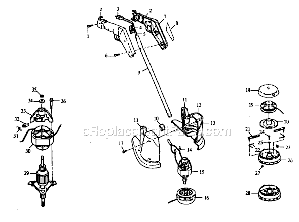 Paramount PT90-02 Electric Trimmer Page A Diagram