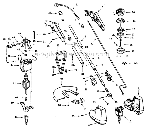 Paramount SK125-00 Electric Trimmer Page A Diagram