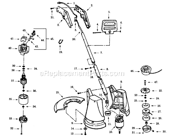 Paramount SK140-02 Electric Trimmer Page A Diagram