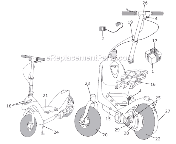 Power Wheels 73530-9993 Lightning Pac Page A Diagram
