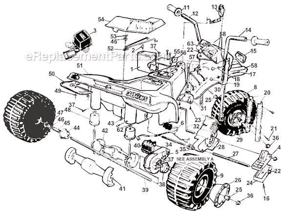 Power Wheels 76108-84500 300HS Page A Diagram