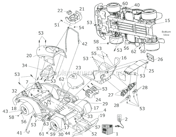 Power Wheels C0530 Rally Kart Page A Diagram