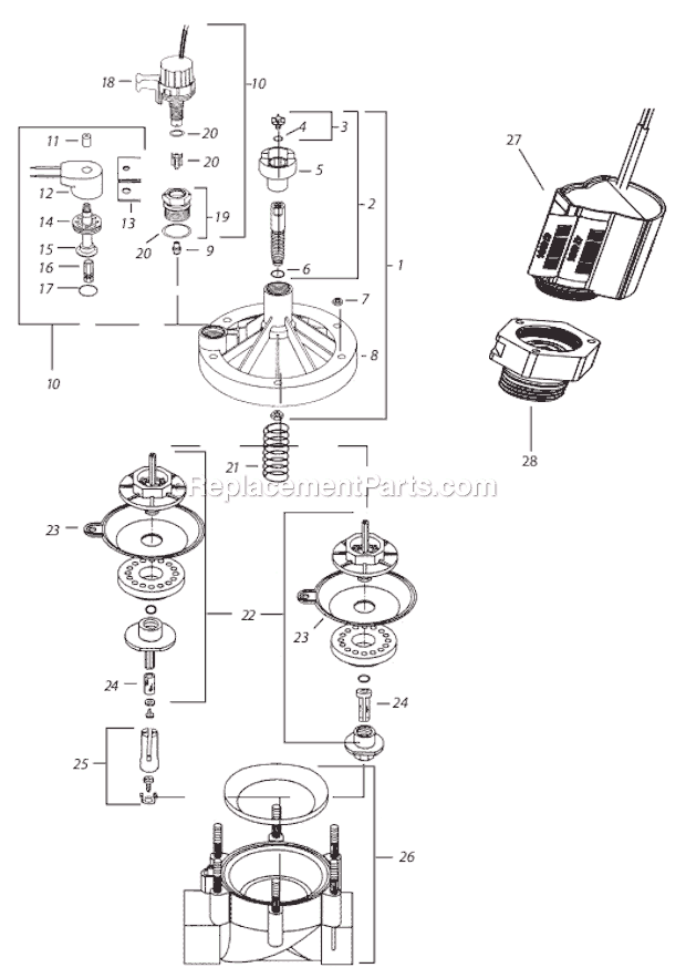 Rain Bird Remote Control Valve | 200PESB | eReplacementParts.com