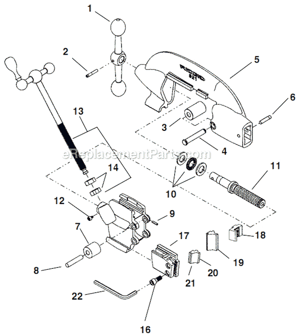 Ridgid 821 Blade - Type Cutter Page A Diagram