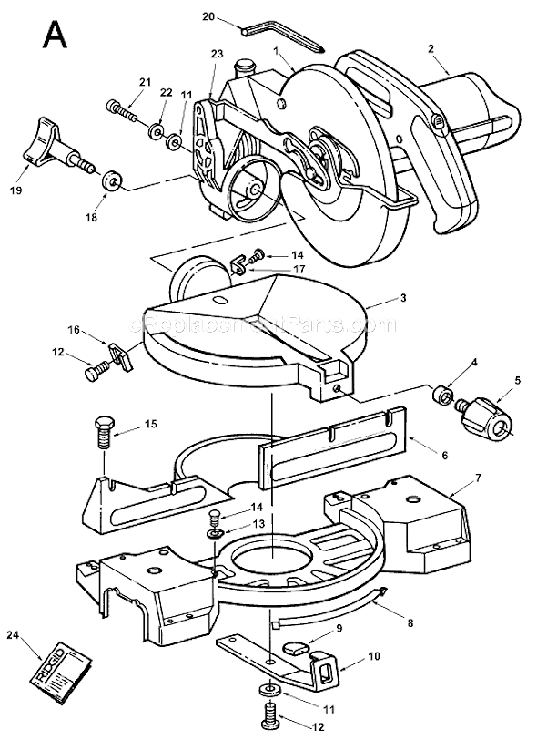 Ridgid MS10500 Parts List and Diagram : eReplacementParts.com