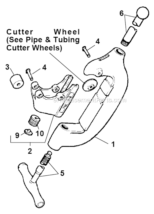 Ridgid 3-S Pipe Cutters Page A Diagram