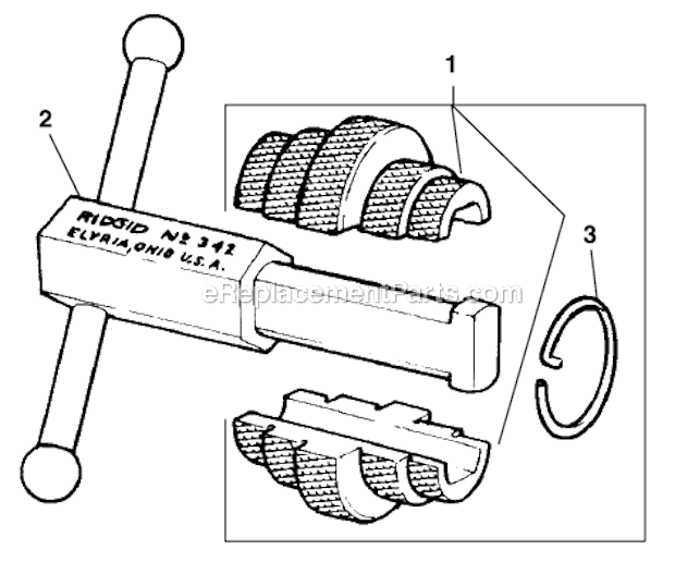Ridgid 342 - Internal Wrench - eReplacementParts.com