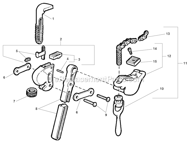 Ridgid S6A Compound Leverage Wrench Max. 6? Page A Diagram