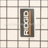 Logo Label - 940114205:Ridgid