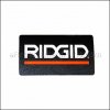 Logo Plate - 940114162:Ridgid