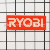 Name Plate - 867107010:Ryobi