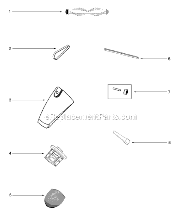 Sanitaire S107A Stick Vacuum Page A Diagram