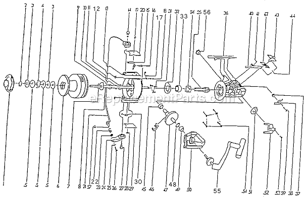 Shakespeare 2200GX-070 Sigma Reel Page A Diagram